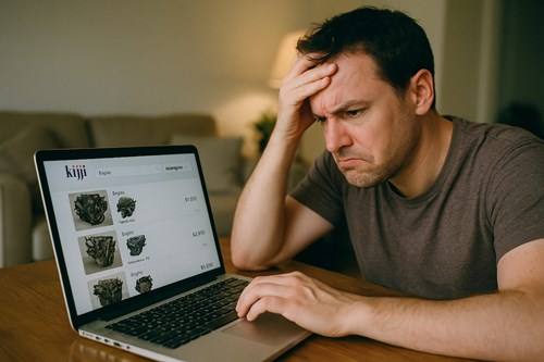 Edmonton driver frustrated by unreliable online engine listings