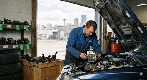 auto recycler Edmonton supporting circular economy and sustainable repairs